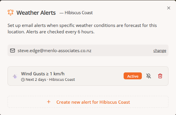 Example of a formatted early-warning notice generated as an editable Word document